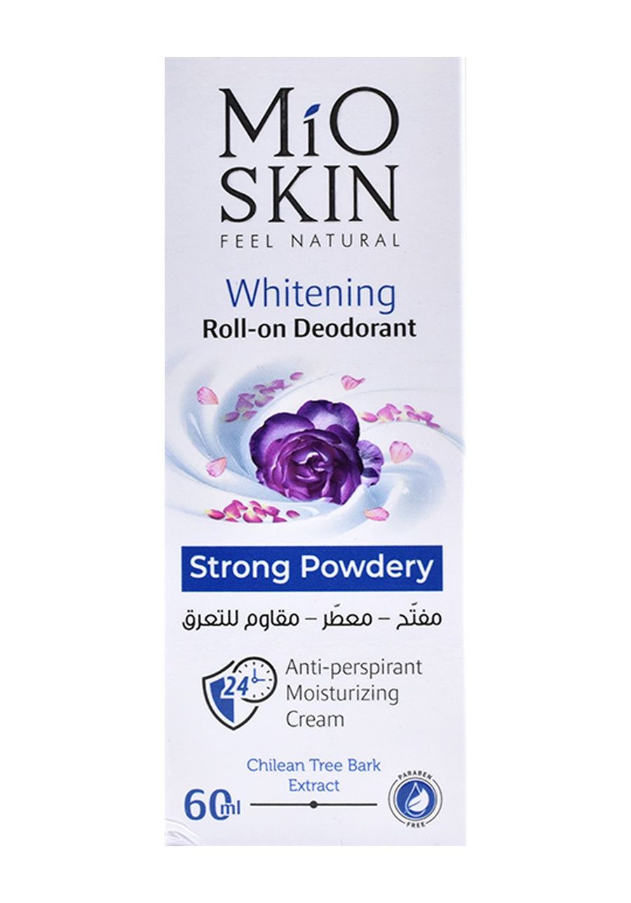 مضاد للتعرق 60 مل من ميو سكن Mio Skin Whitening Anti-Perspirant Strong Powdery