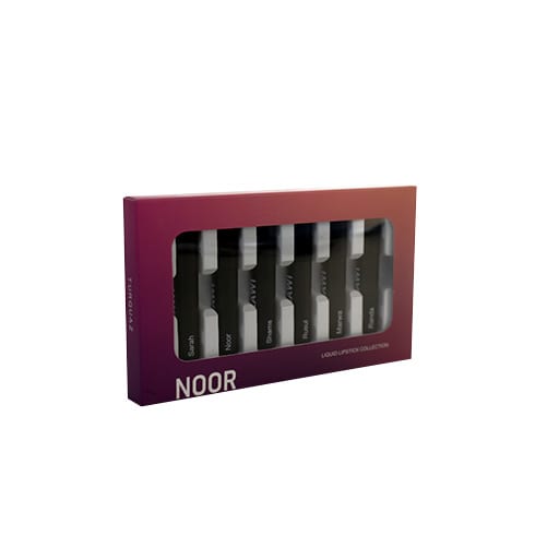 Noor Alazzawi Long Lasting Liquid Lipstick Set By Turquaz سيت أحمر شفاه مات سائل نور العزاوي بحجم صغير
