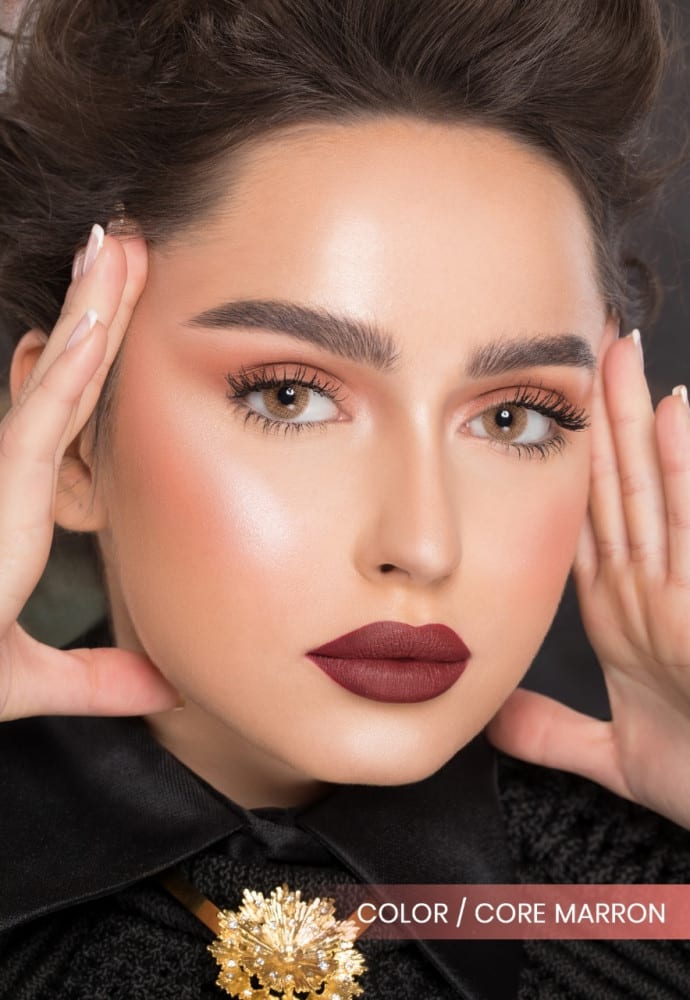 عدسات ناتشورال NATUREL كور مارون CORE MARRON