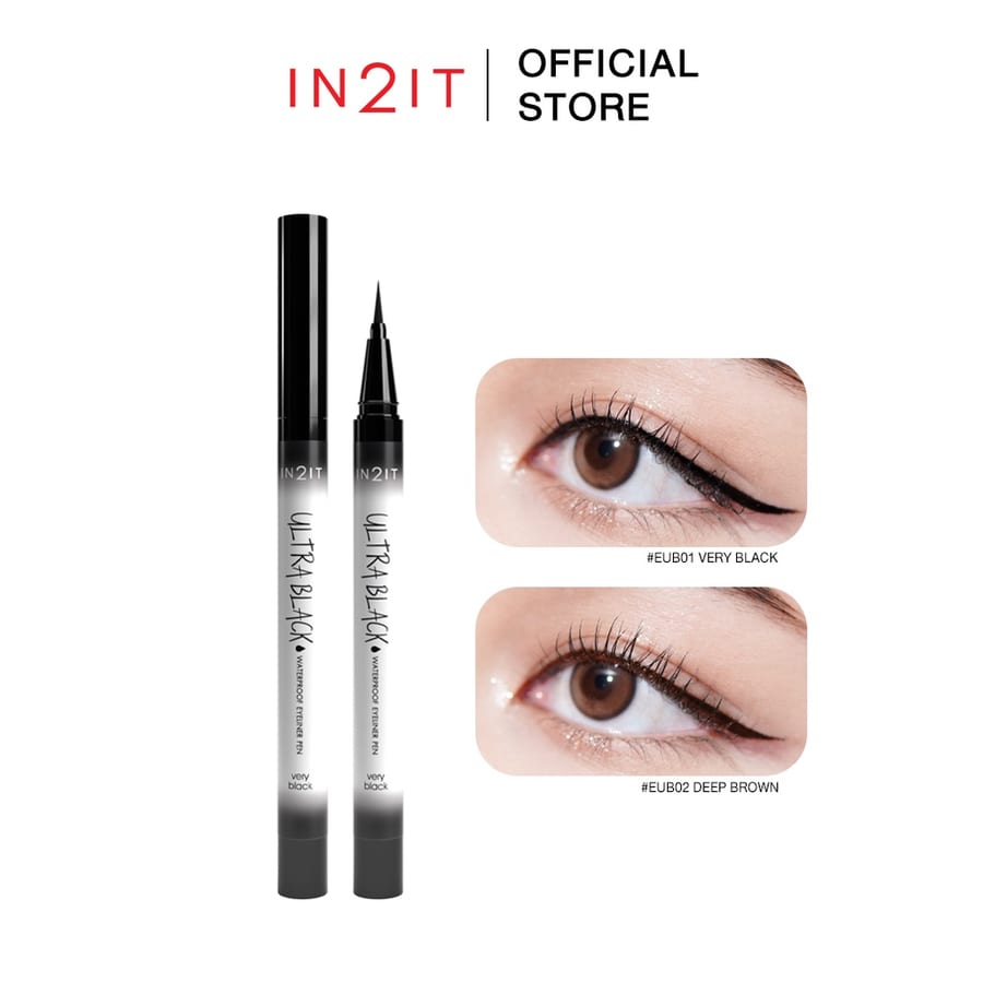 قلم لاينر سواد فاحم ان تو ات in2it ultra black eyeliner