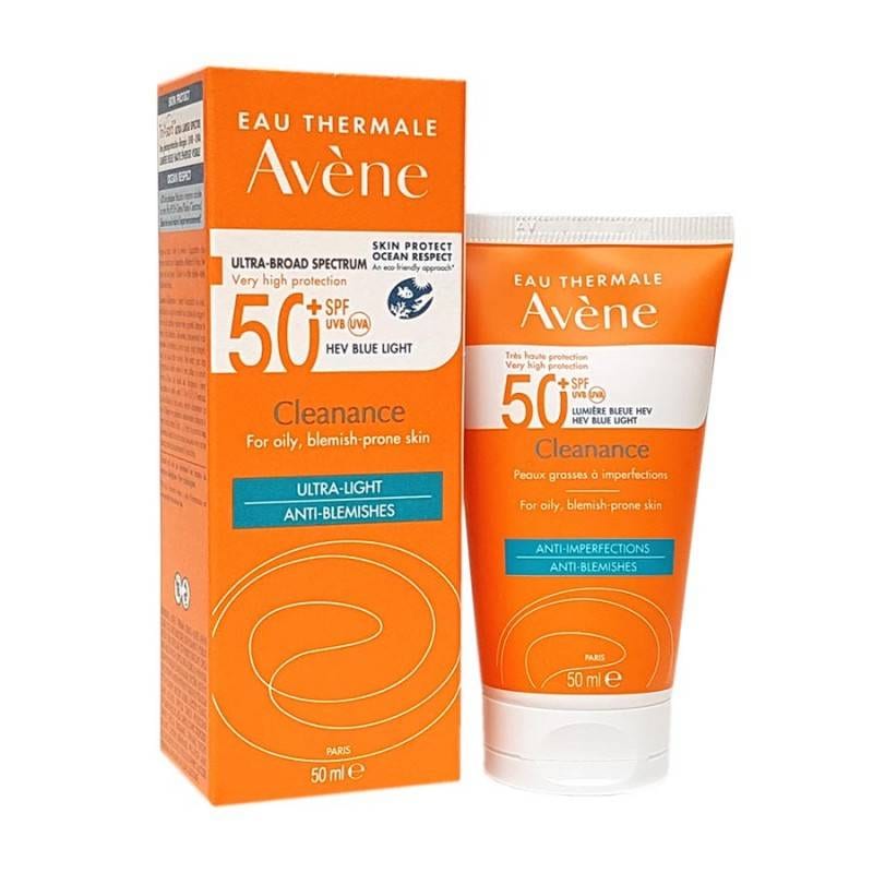 واقي شمس دهنيه مختلطة افين avene cleanance spf 50 mattifying