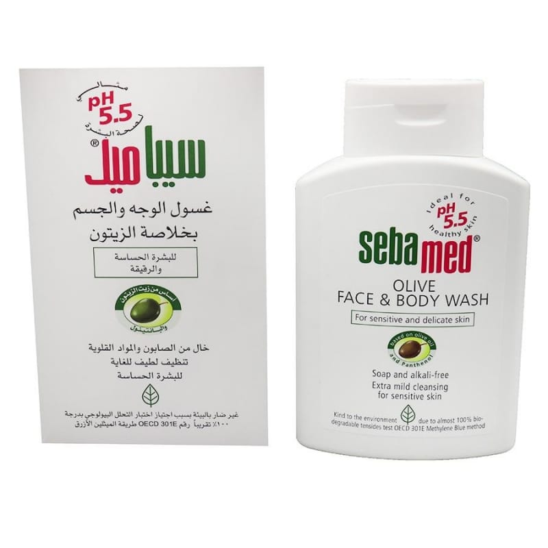 غسول سيباميد الوجه والجسم بخلاصة الزيتون