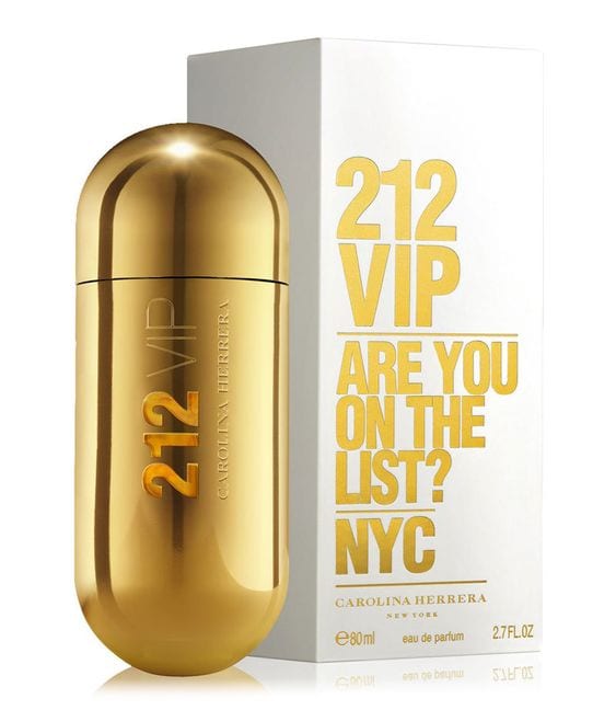 عطر كارولينا هيريرا 212 VIP أو دو برفوم ذهبي 80 ml