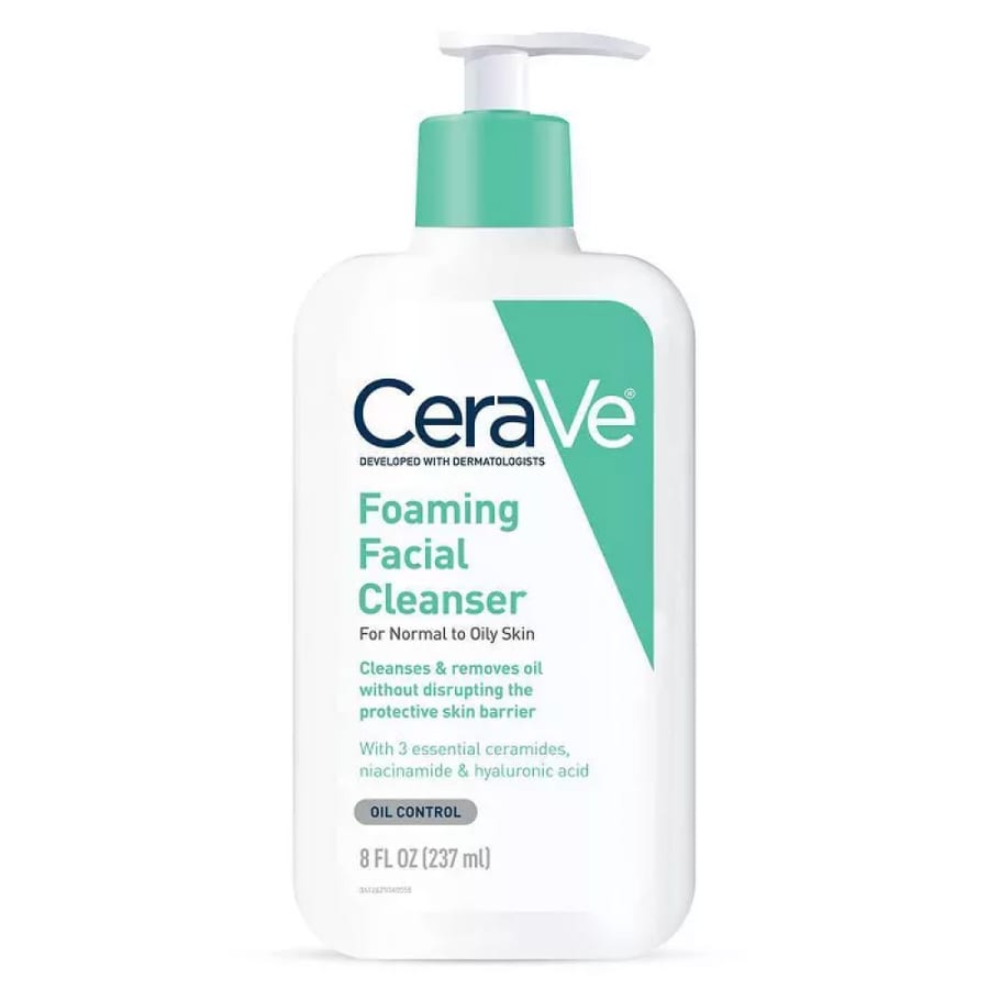 غسول سيرافي دهنيه مختلطه237مل Cerave Foaming Facial Cleanser