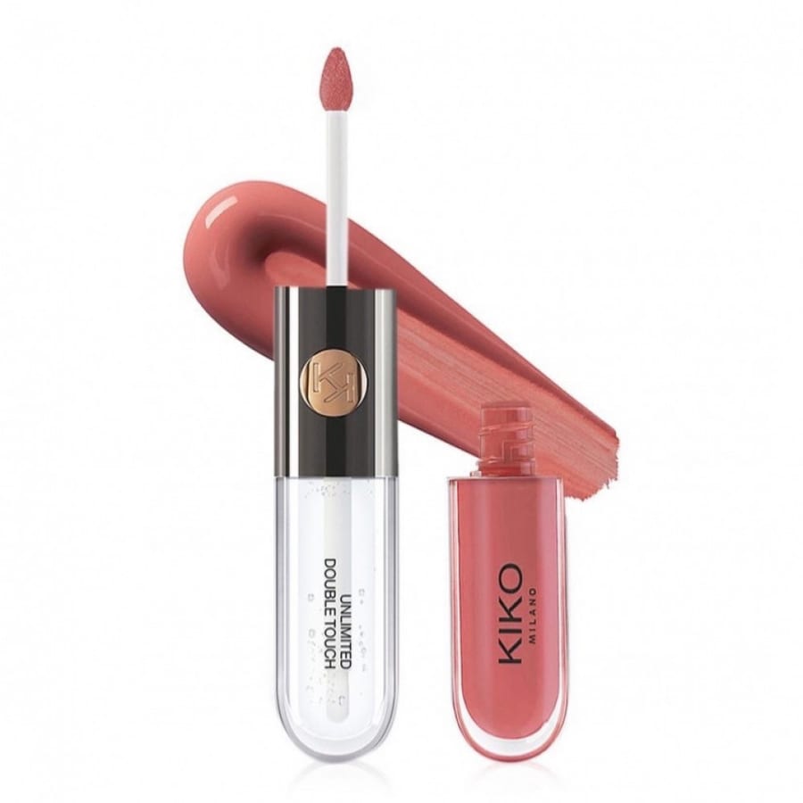 KIKO Milano Unlimited Double Touch Lipstick 103 Natural Rose كيكو ميلانو أحمر شفاه دبل تاتش غير محدود 103 وردي طبيعي
