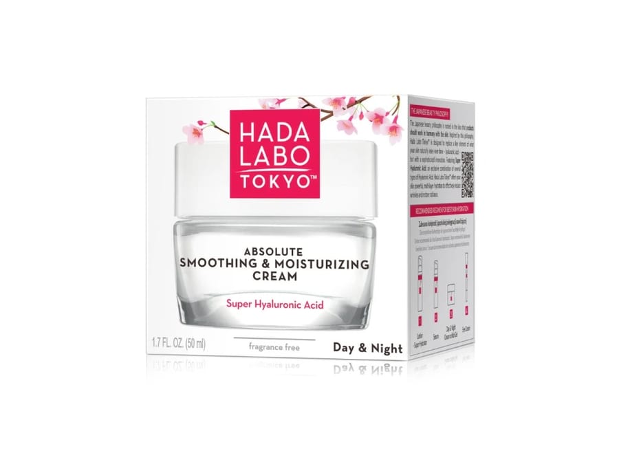 HADA LABO ABSOLUTE SMOOTHING & MOISTURIZING DAY&NIGHT CREAM50ml كريم هادا لابو طوكيو أبسولوت لتنعيم وترطيب البشرة 50 مل ليلي ونهاري