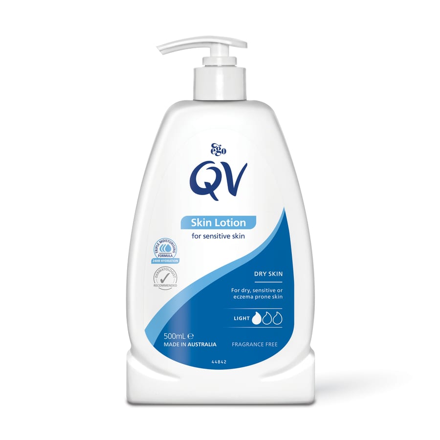 لوشن كيوڤي المرطب 500ml QVQV Skin Lotion الاصدار الانكليزي