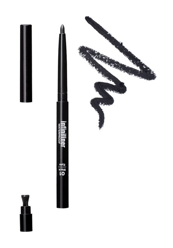 محدد عيون ضد الماء درجة 01 من مون ريف Mon reve eyeliner pencil black