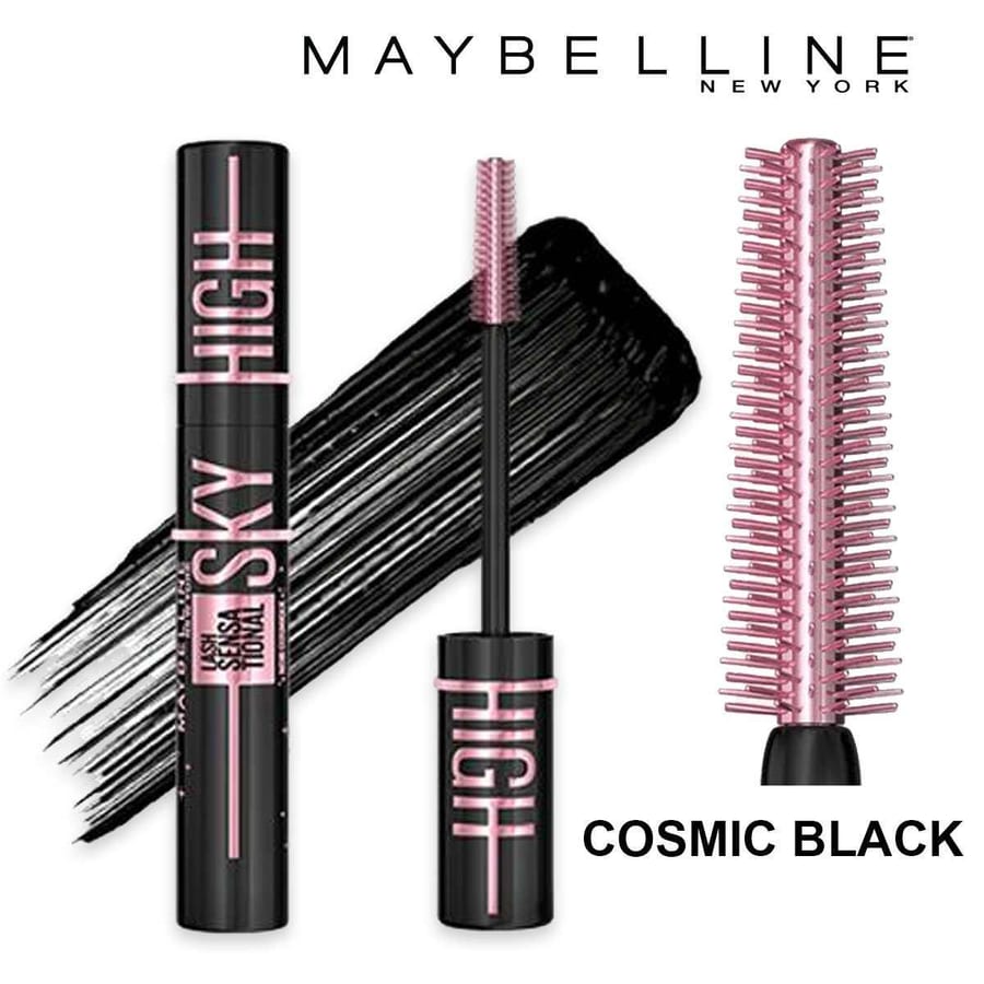 ميبيلين مسكارة سكاي هاي بلاك Maybelline - Mascara Lash Sensational Sky High - Cosmic Black