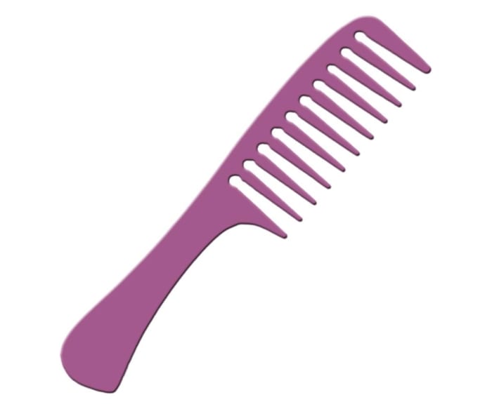 Wide Tooth Detangle Comb مشط عريض لفك تشابك الشعر