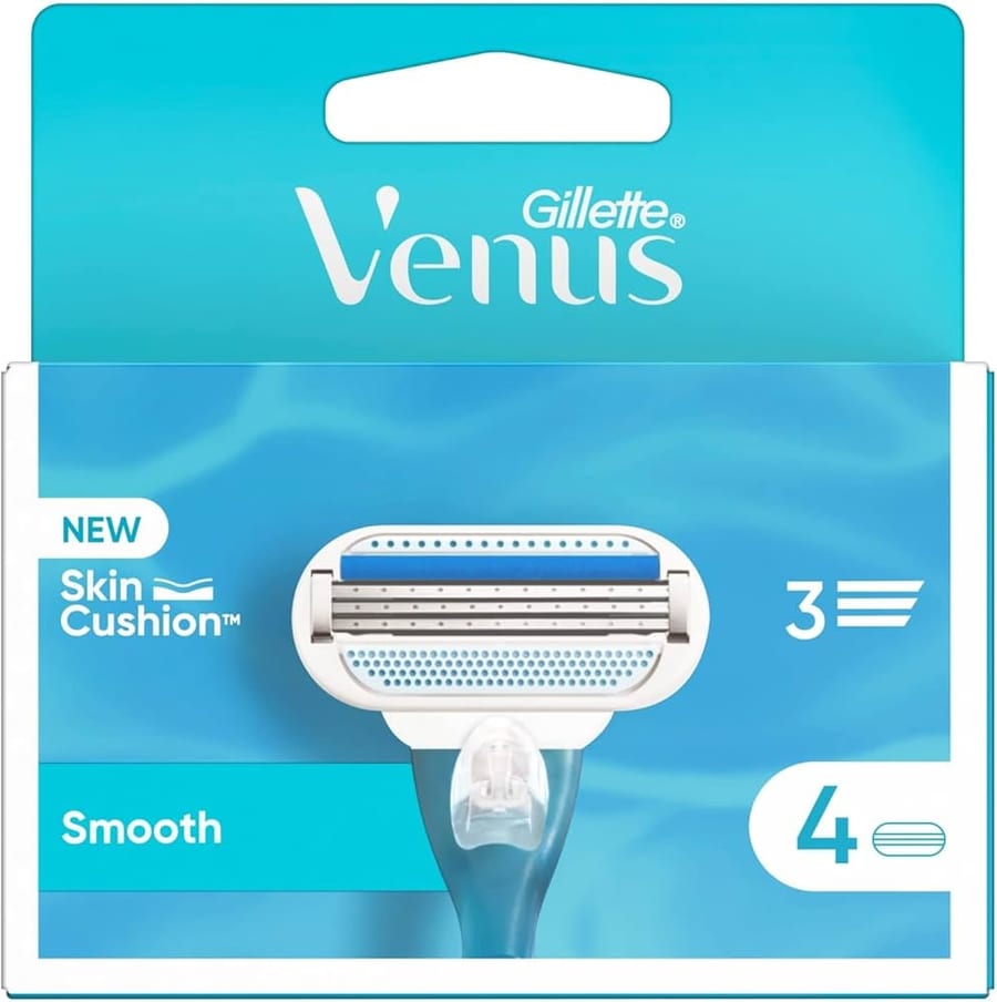 Gillette Venus Female Razor Blades Cartridge - 4 Pieces شفرات حلاقة جيليت فينوس النسائية - 4 قطع