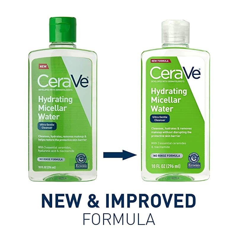 ماء ميسيلار المرطب الجديد من سيرافي 296 مل CeraVe Hydrating Micellar Water 296ml