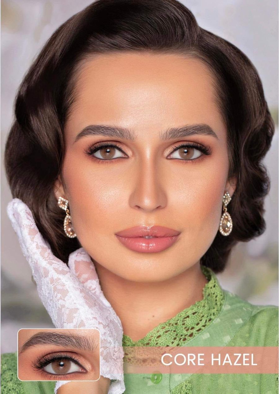 عدسات ناتشرال الشهرية CORE HAZEL