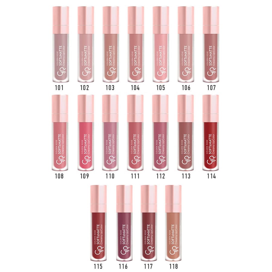 حمرة سوفت كولدن روز Golden Rose Soft&Matte Creamy Lip Color
