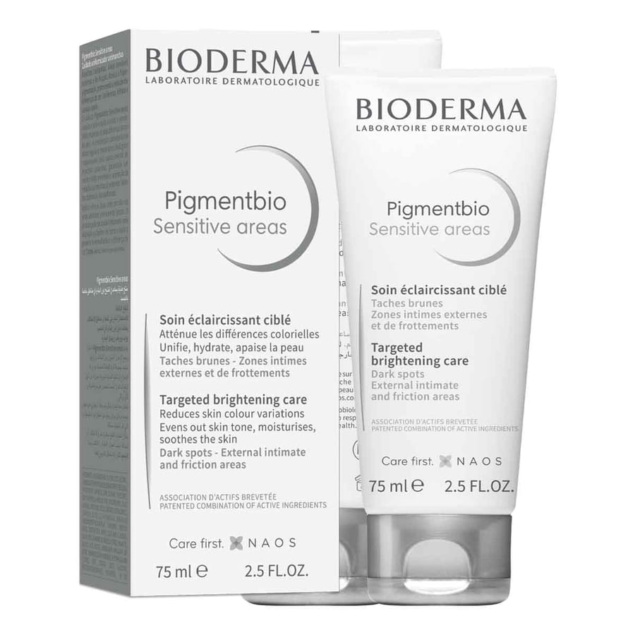 BIODERMA PIGMENTBIO SENSITIVE AREAS - 75ML | بايوديرما كريم لتفتيح المناطق الحساسة - 75 مل