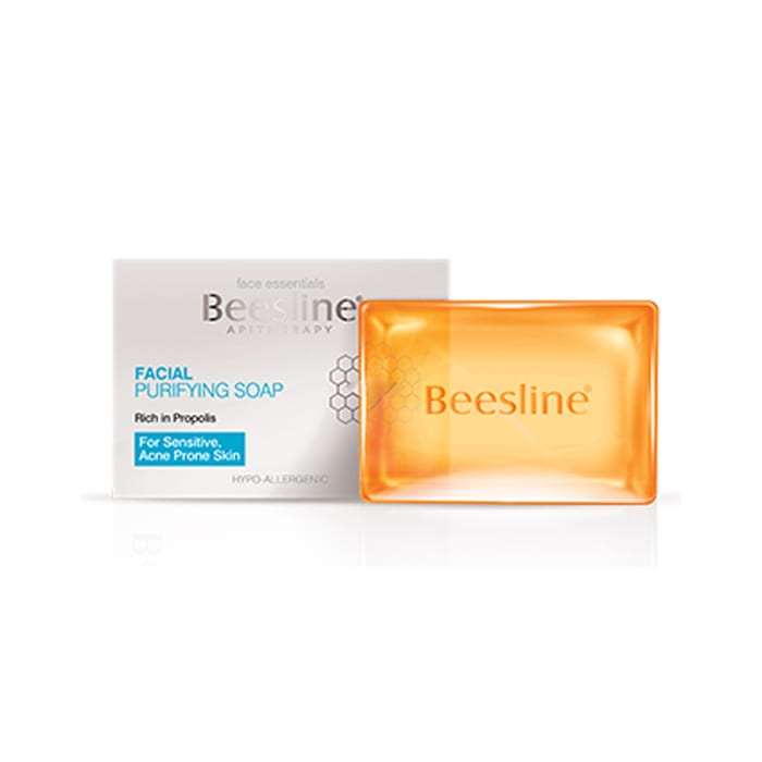 BEESLINE FACIAL PURIFYING SOAP بيزلين، صابون قطع لتنقية الوجه للبشرة المعرضة لحب الشباب 85 جم