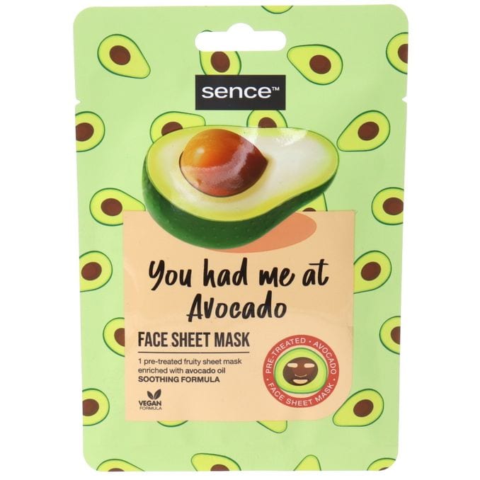 سينس قناع ورقي بالأفوكادو Sence Sheetmask Avocado