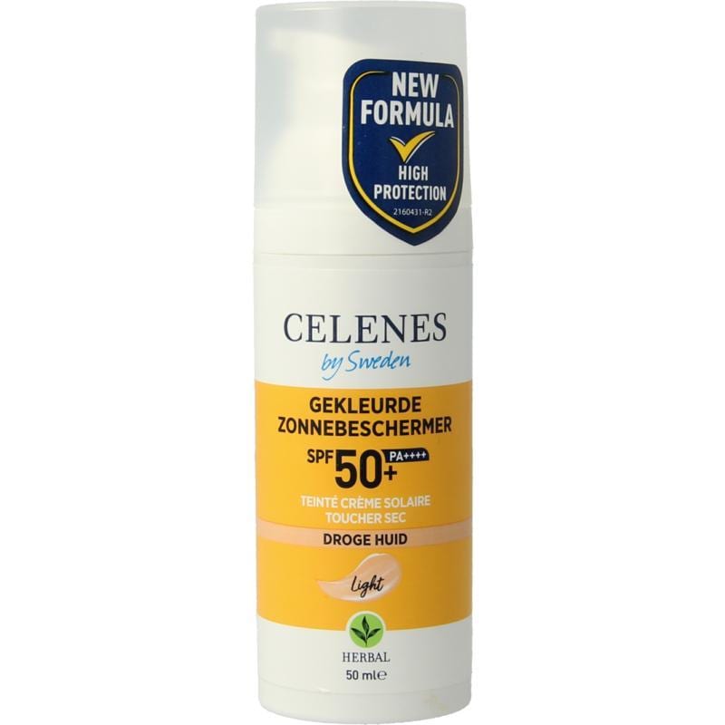 CELENES BY SWEDEN TINTED SUNSCREEN FLUID SPF50 DRY TOUCH - 50ML | سيلينس واقي شمسي سائل مع لون SPF50 - 50 مل