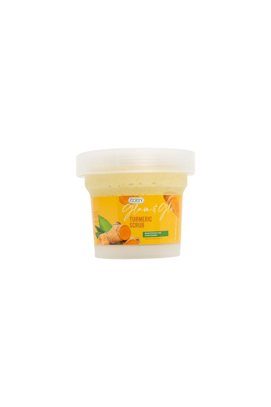 eden Glam & Glow Turmeric Scrub 200g مقشر البشرة الطبيعي من ادن