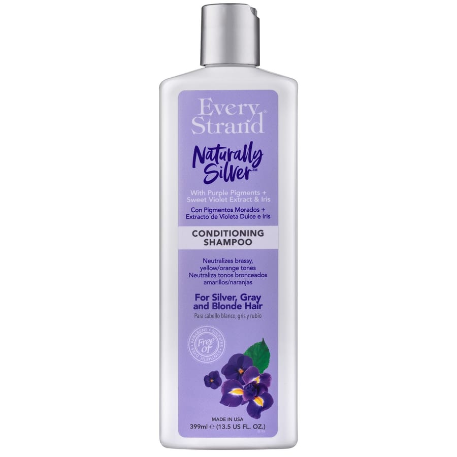 Every Strand Naturally Silver shampoo شامبو سلفر من ايفري ستريند كل ستراند فضي طبيعي