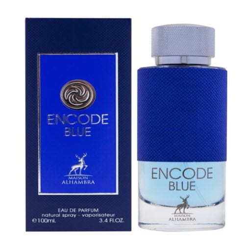 Lattafa Maison Alhambra Encode Blue EDP For Him 100ml / 3.4oz عطر إنكود بلو ألامبرا الأصلي الجديد EDP للرجال 100 مل عطر غني رائع