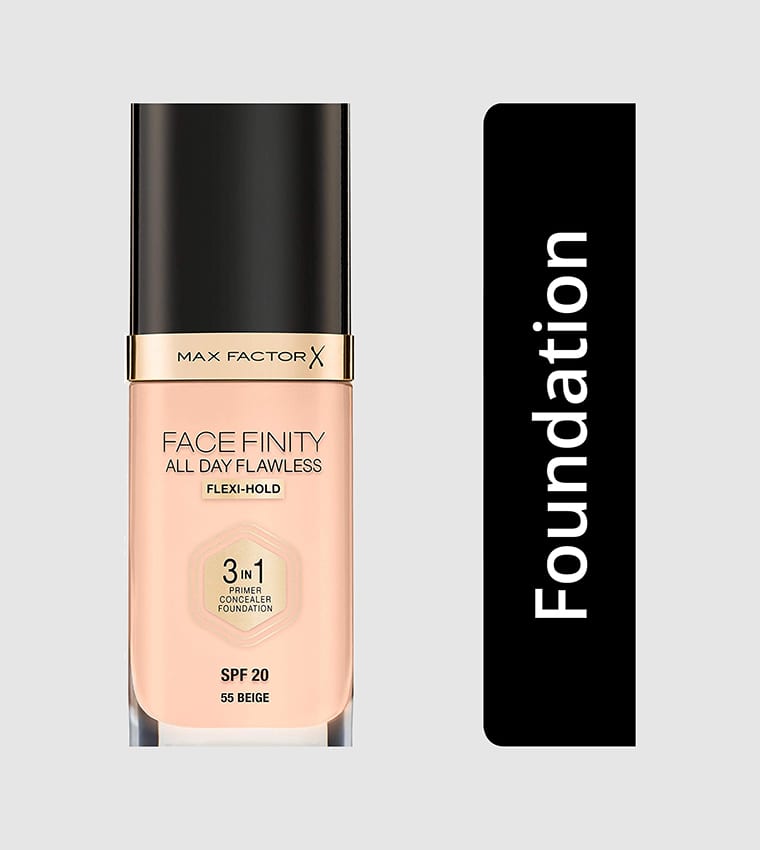 Max Factor Facefinity All Day Flawless 3-in-1 Liquid Foundation كريم اساس ماكس فاكتر 3في1 فاونديشن