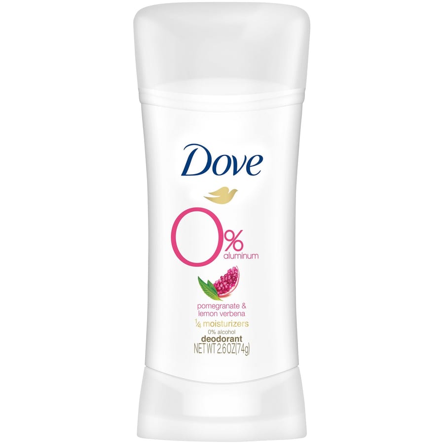 مزيل العرق دوف بيوتي 0% ألومنيوم برائحة الرمان والليمون للنساء - 2.6 أونصة Dove Beauty 0% Aluminum Pomegranate & Lemon Verbena Women's Deodorant Stick - 2.6oz