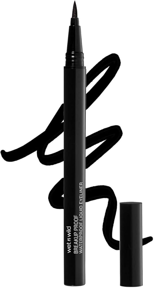 wet n wild Mega Last Breakup Proof Liquid Eyeliner ويت ان وايلد لاينر عيون اسود ضد الماء ثابت لمدة 16 ساعة