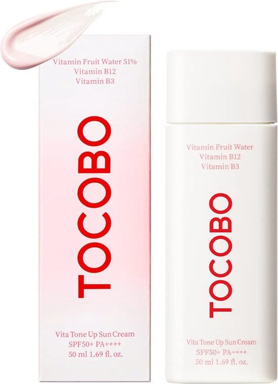 TOCOBO Vita Tone Up Sun Cream Spf 50 PA++ - 50ml كريم الوقاية من الشمس توكوبو فيتا تون أب بعامل حماية 50 PA++ - 50 مل