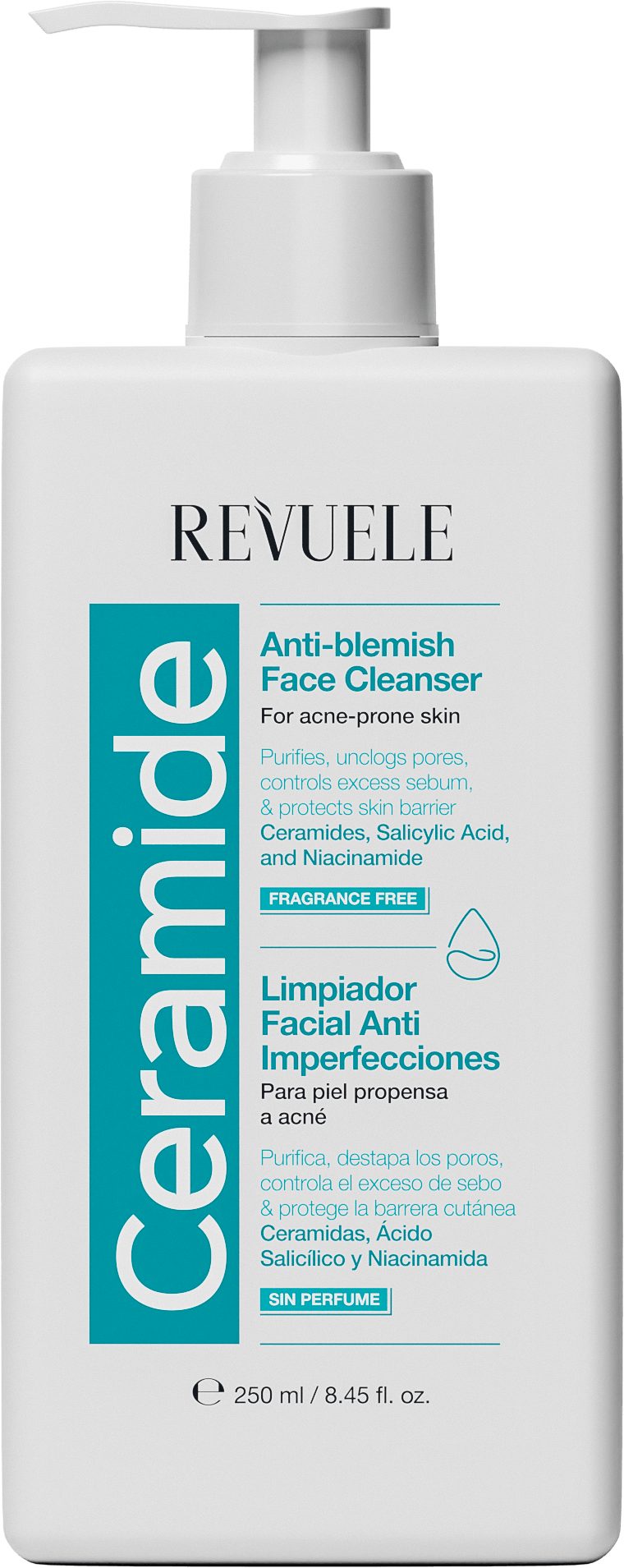 Revuele Ceramide Anti-blemish Face Cleanser - 250ml | ريفويل غسول سيراميد - 250 مل