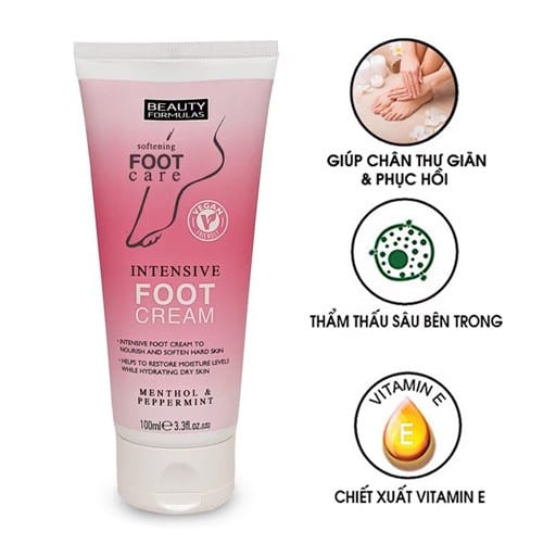 كريم معالج للقدمين Intensive Foot Cream Beauty Formulas