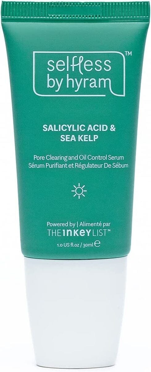 selfless by hyram Salicylic Acid and Sea Kelp Pore Clearing and Oil Control Face Serum - 1 fl oz ذا انكي ليست سيروم تنظيف المسام والتحكم في الزيوت من سينس باي هيرام بحمض الساليسيليك وأعشاب البحر - 1 أونصة سائلة