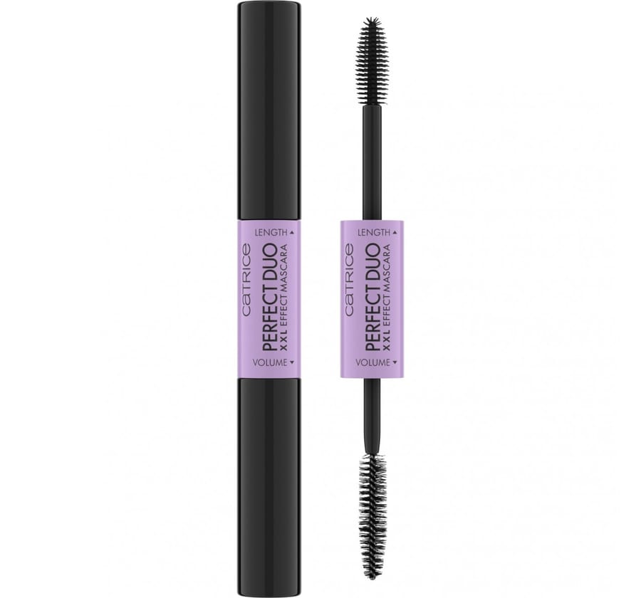 Catrice Perfect Duo Xxl Effect Mascara Black - 8ml | كاترس بتأثيرين - تطويل و تكثيف باللون الأسود - 8 مل