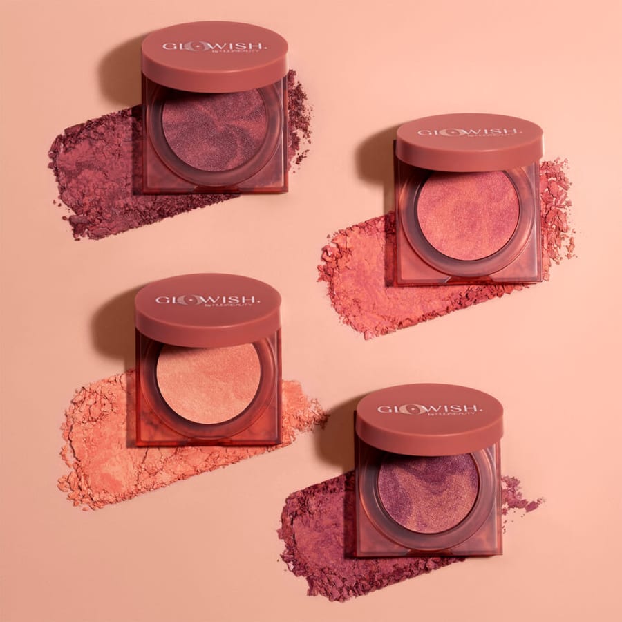 Huda Beauty Glowish Cheeky Vegan Blush Powder بودرة خدود نباتية لامعة من هدى بيوتي