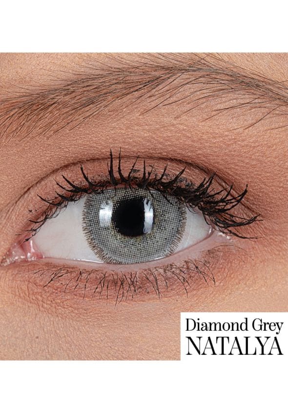 عدسات لاصقة مع ماء عدسة من سافو Savoo Eye lenses & lens wash Natalie Diamond Grey