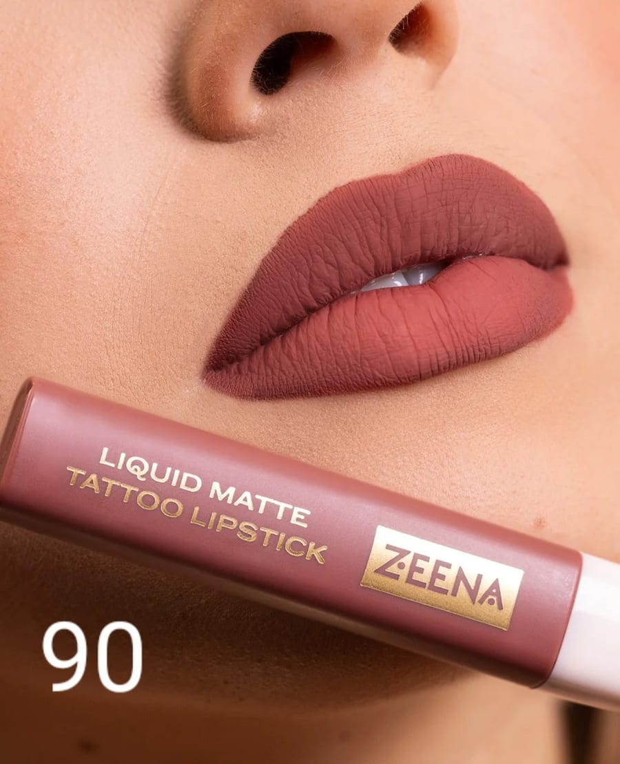 ZEENA Liquid Matte Tattoo Lipstick | زينا احمر شفاه سائل مات