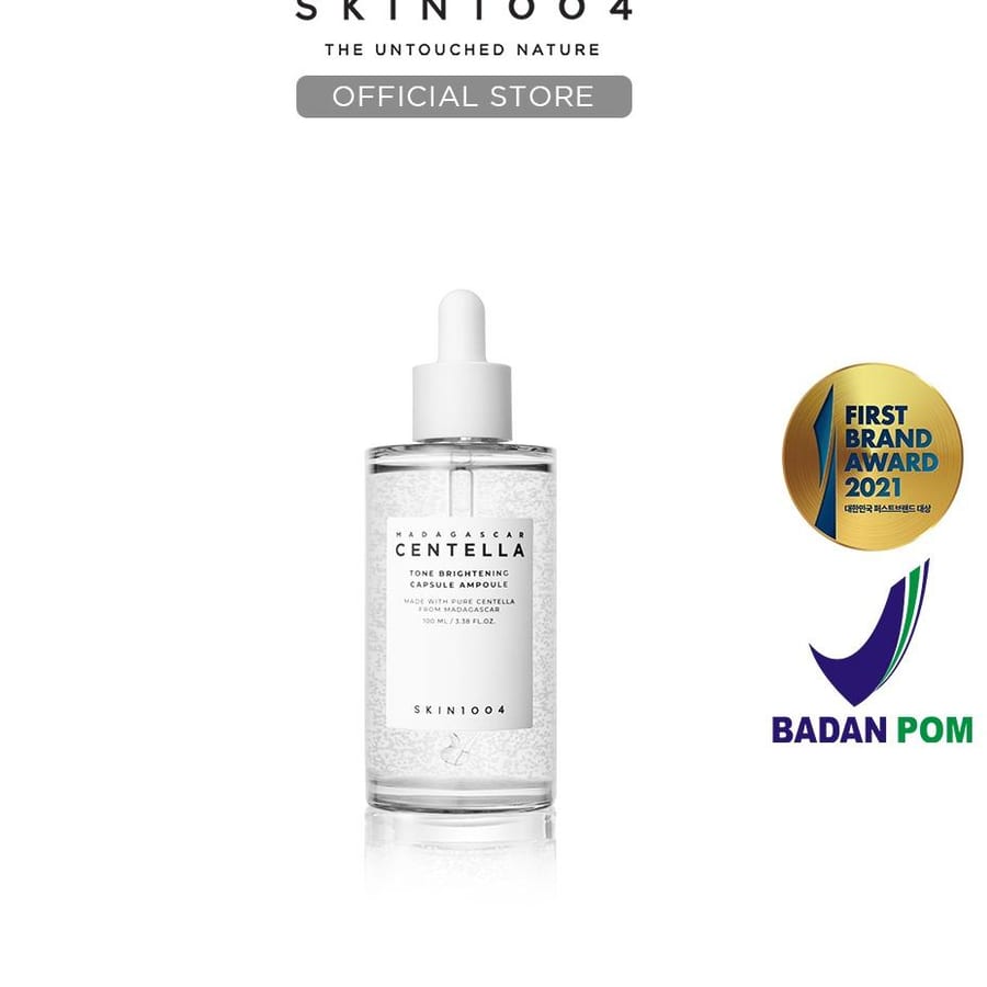 SKIN1004 Tone Brightening Capsule Ampoule - 100ml | سكين1004 سيروم سنتيلا من سكن 1004 لتفتيح و توحيد لون البشرة - 100 مل