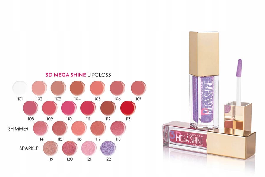 حمرة كلوس كولدن روز Golden Rose 3D MEGA SHINE LIPGLOSS