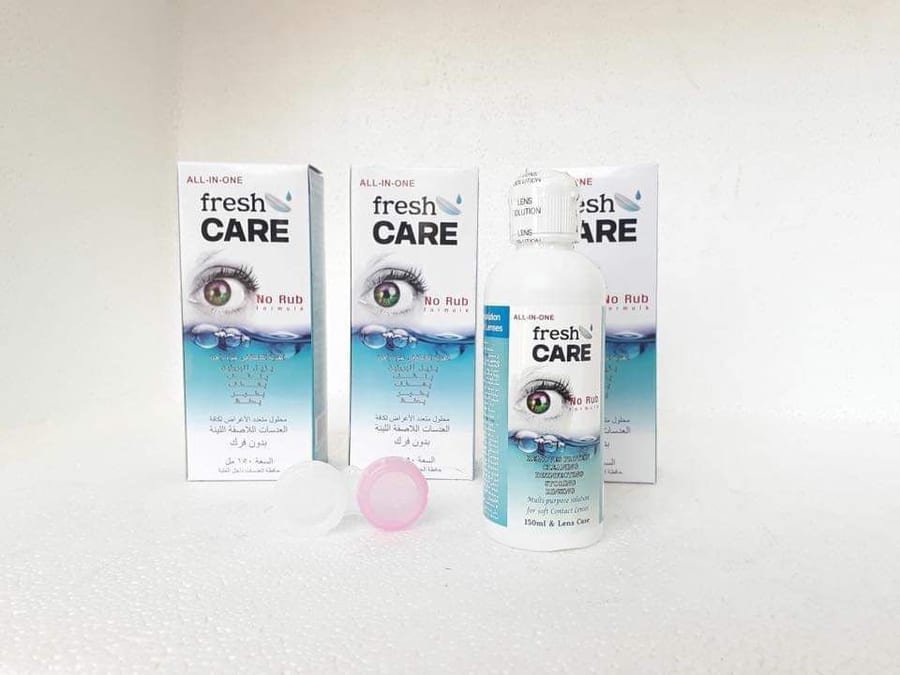 محلول سائل عدسات من فريش كير ALL IN ONE FRESH CARE