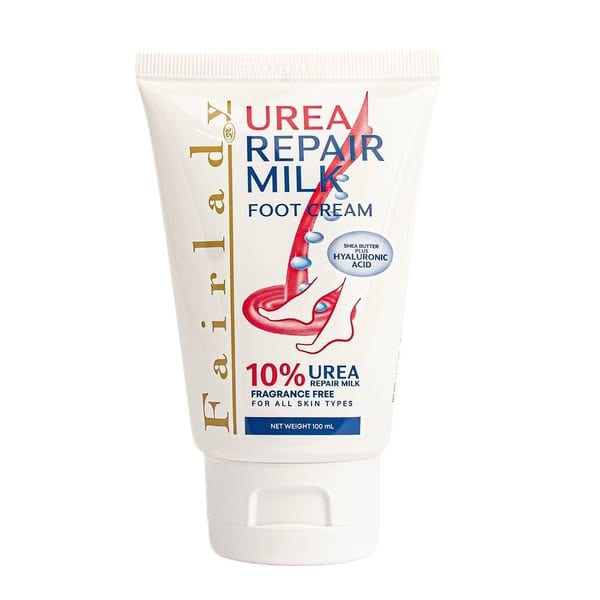 كريم فير ليدي اليوريا لإصلاح القدمين بالحليب Fairlady Urea Repair Milk Foot Cream