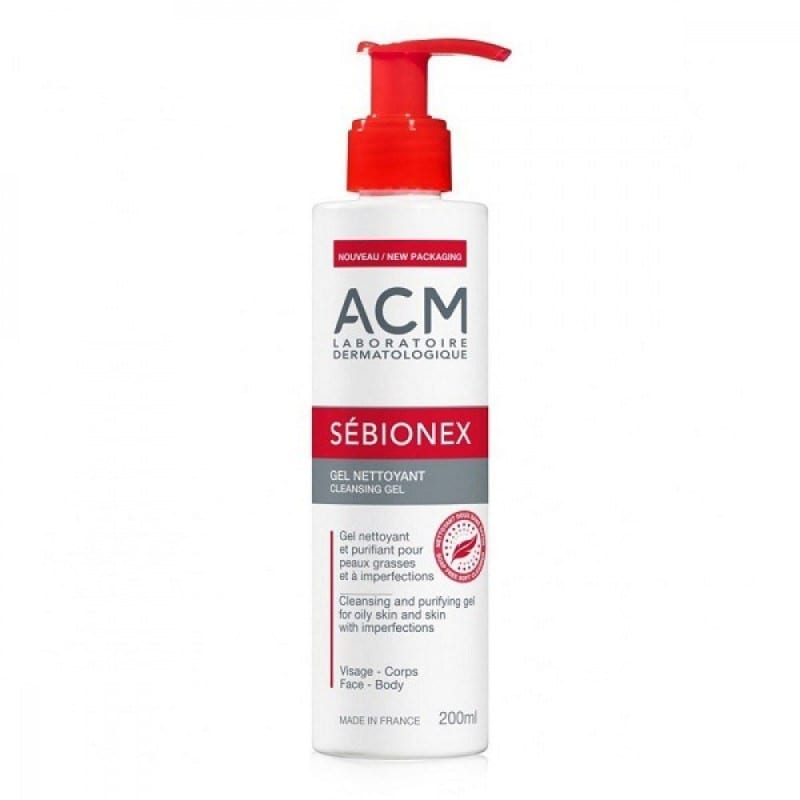 ACM Sebionex Cleansing Gel for Oily Skin - 200ml | اي سي ام غسول جل للبشرة الدهنية - 200 مل