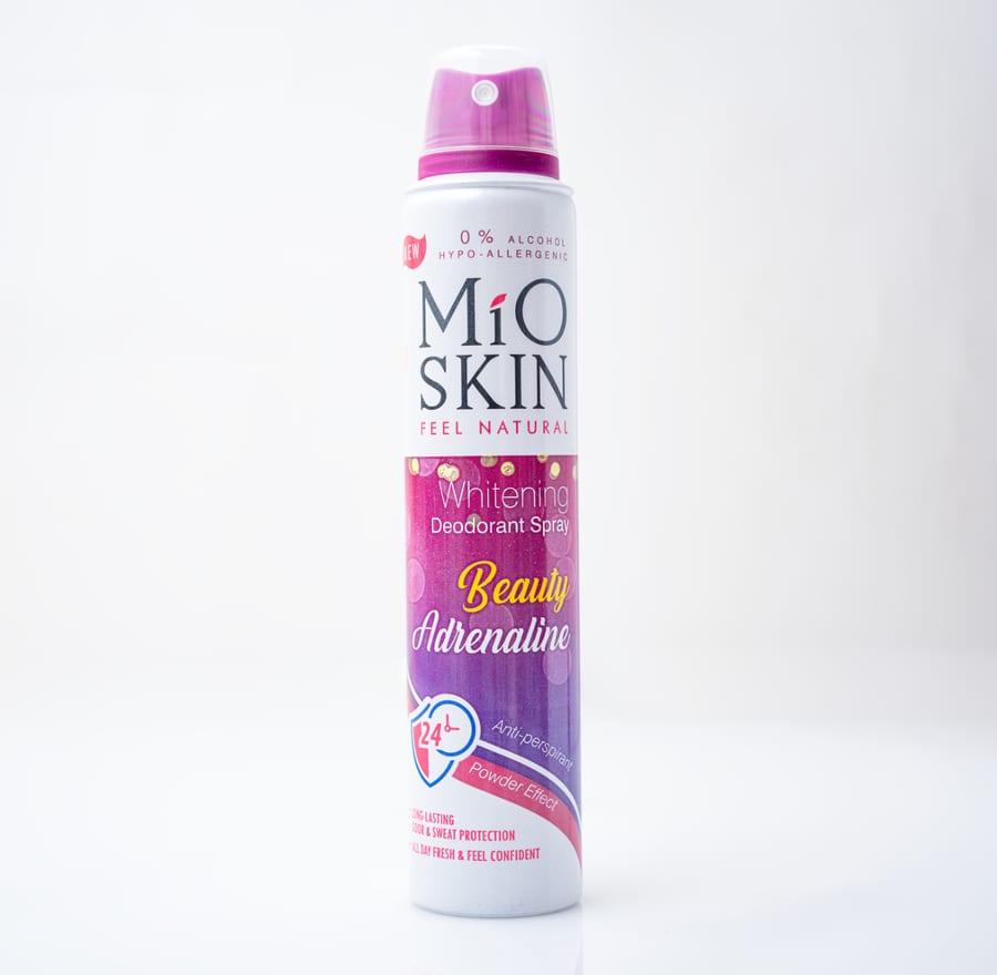 Mio skin Beauty Adrenaline Deodorant Spray 200ml مايو سكن سبراي مزيل عرق