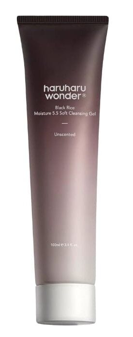 Haruharu WONDER - Black Rice Moisture 5.5 Soft Cleansing Gel 100ml هاروهارو وندر - جل التنظيف الناعم بخلاصة الأرز الأسود المرطب 5.5، 100 مل