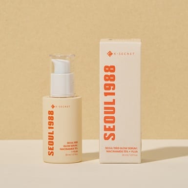 KSECRET – Seoul 1988 Glow Serum: Niacinamide 15% + Yuja سيروم كبسولة سيول 1988 من كي سيكريت نياسيناميد 5% + يوجا 30 مل