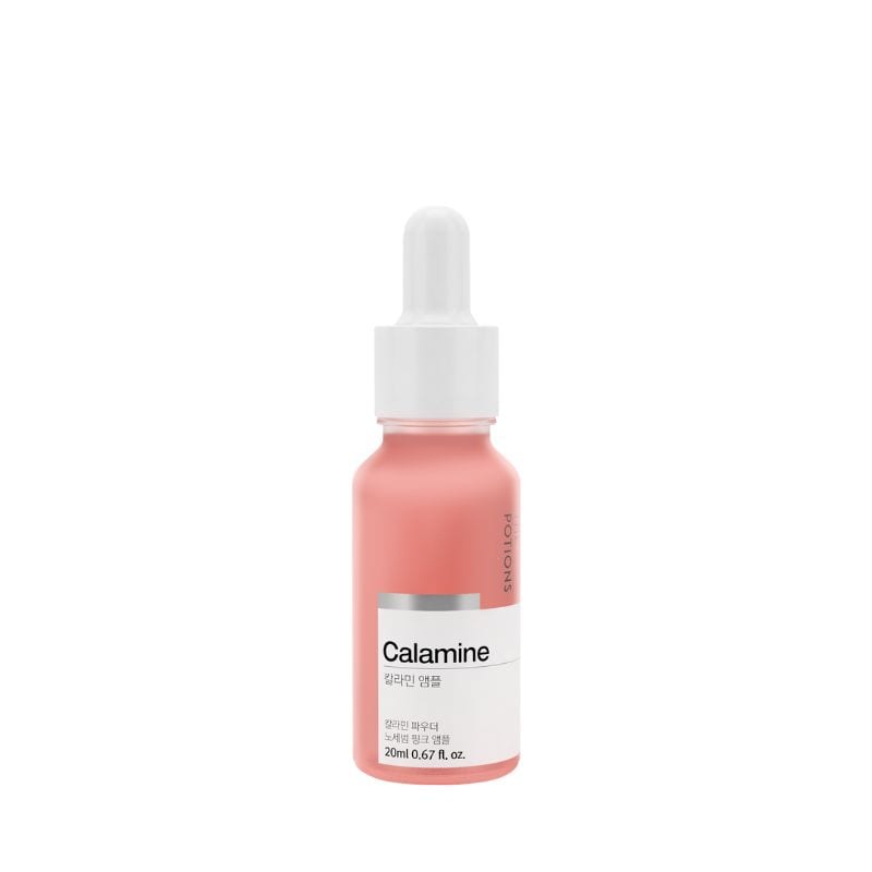 The Potions Calamine Ampoule أمبولة الكالامين من ذا بوتشنز، مصل للوجه منظم للدهون مع الكالامين 20 مل