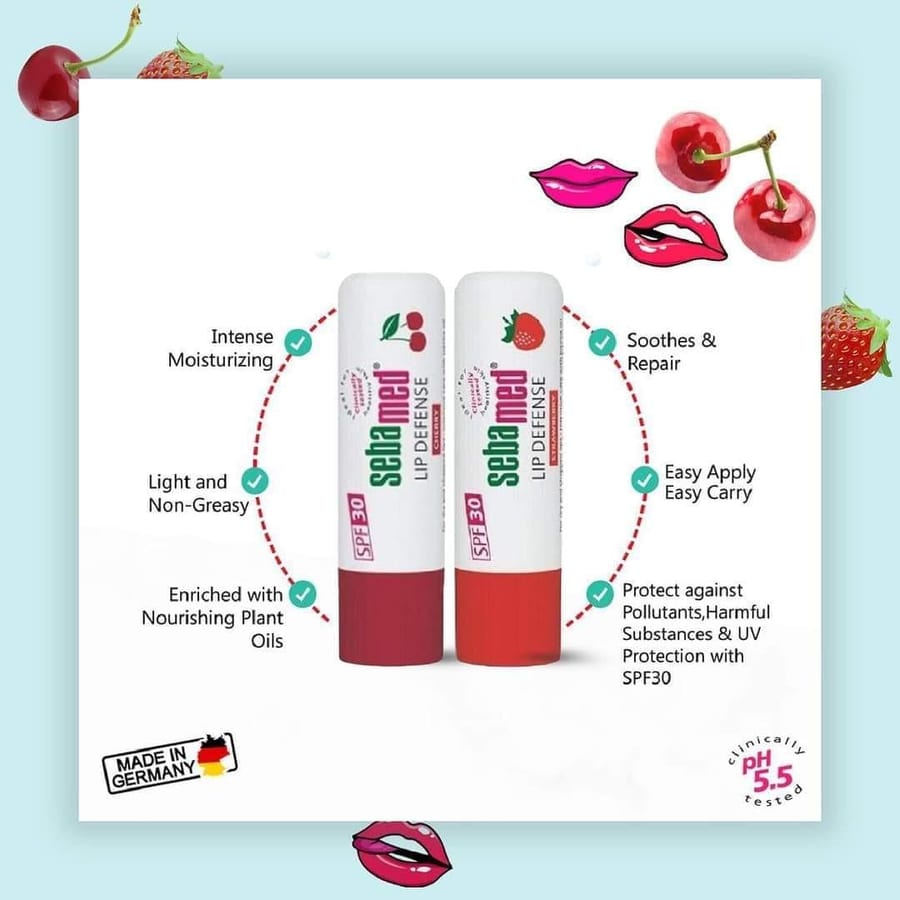 SEBAMED LIP DEFENSE BALM - 4.8G | سيباميد مرطب حماية الشفاه - 4.5 جرام