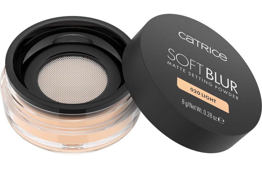 Catrice puuteri Soft Blur Matte Setting Powder بودرة تثبيت مطفية ناعمة من كاترس