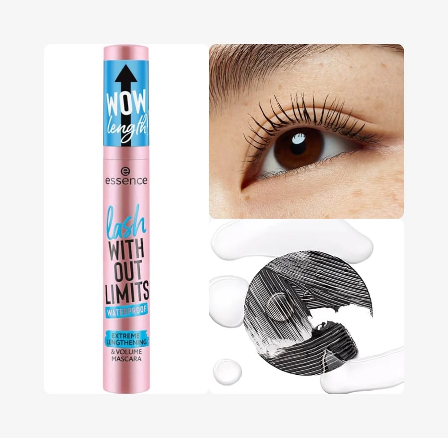 Lash Without Limits Waterproof Extreme Lengthening & Volume Mascara - 13ml | اسنس ماسكارا لاش وذ آوت ليميتس ضد الماء لإطالة وتكثيف الرموش بشكل فائق- 13 مل