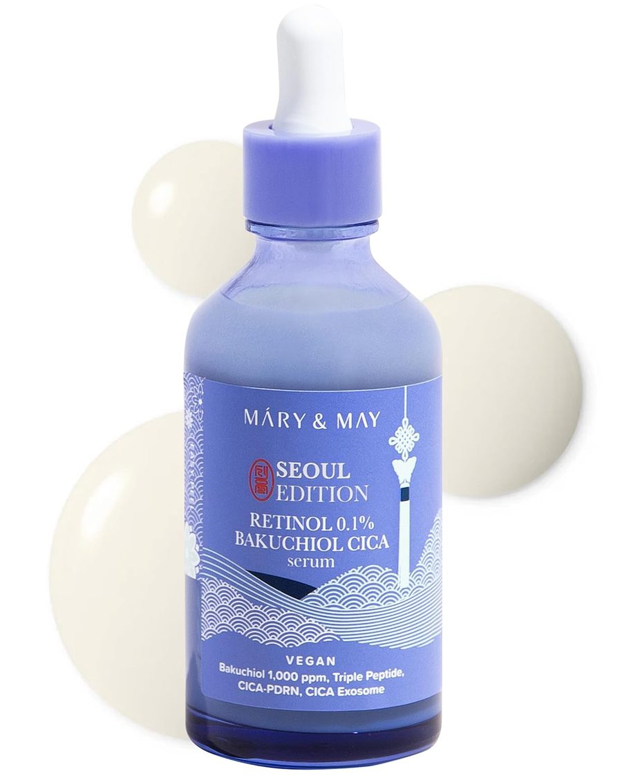 MARY&MAY Retinol 0.1% Bakuchiol Cica Serum - 80ml | ماري اند ماي سيروم الريتينول 0.1% و الباكشيول و السيكا - 80 مل