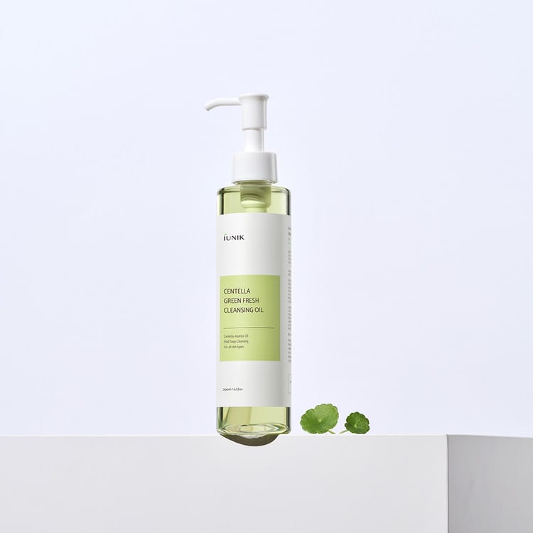 iUNIK Centella Green Fresh Cleansing Oil زيت التنظيف سنتيلا جرين فريش من ايونيك